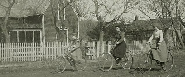 Women on bicycles