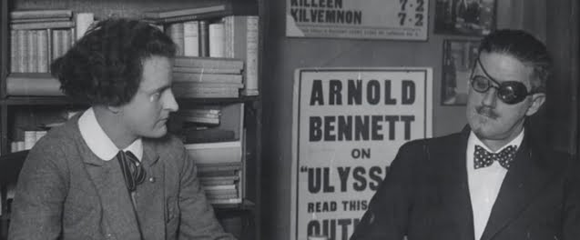 Sylvia Beach and James Joyce